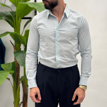Camicia a righe Zen